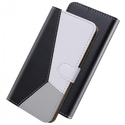 Folio Deksel Til Xiaomi Mi 10T Lite / Redmi Note 9 Pro 5G Tricolor Skinneffekt