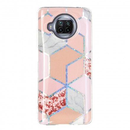 Mobildeksel Til Xiaomi Mi 10T Lite / Redmi Note 9 Pro 5G Glitter Design Marmor