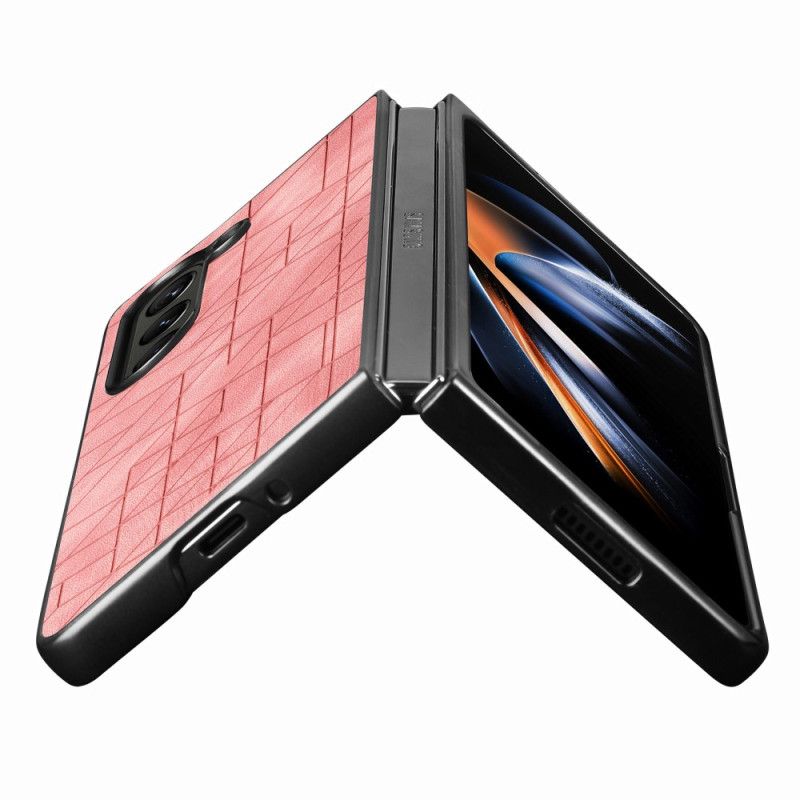 Deksel Samsung Galaxy Z Fold 5 Geometriske Mønstre I Kunstskinn