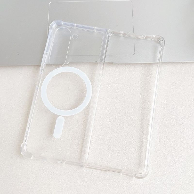 Deksel Samsung Galaxy Z Fold 5 Transparent Magsafe-kompatibel Beskyttelse Deksel