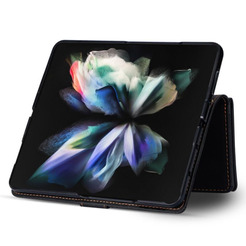 Folio Deksel Samsung Galaxy Z Fold 5 Myntpung Med Stropp