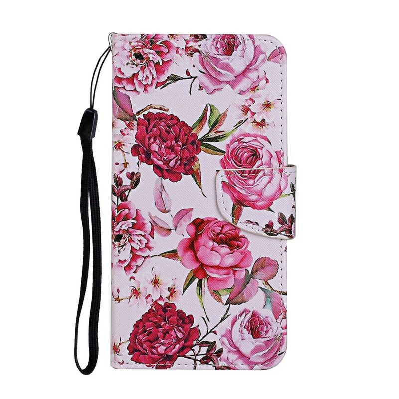 Folio Deksel Til Honor 9A Retro Liberty-blomster