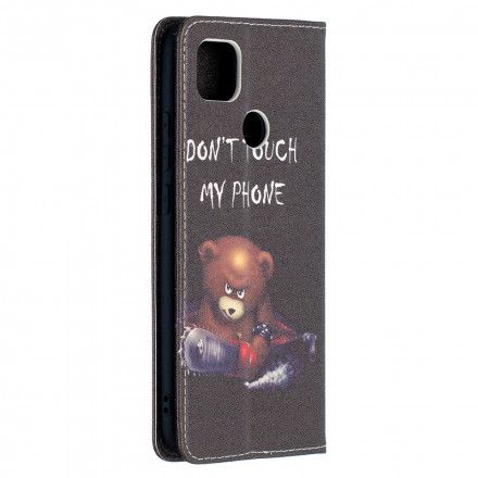 Beskyttelse Deksel Til Xiaomi Redmi 9C Folio Deksel Farlig Bjørn