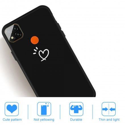 Deksel Til Xiaomi Redmi 9C Beating Heart Silikon