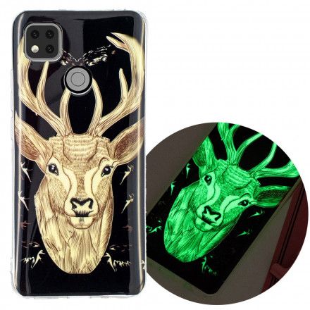 Deksel Til Xiaomi Redmi 9C Fluorescerende Majestic Stag