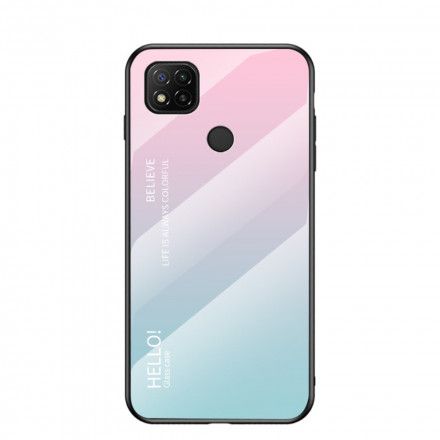 Deksel Til Xiaomi Redmi 9C Hei Herdet Glass