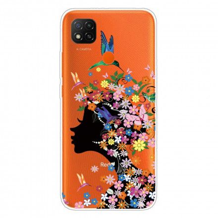 Deksel Til Xiaomi Redmi 9C Nydelig Blomsterhode