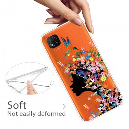 Deksel Til Xiaomi Redmi 9C Nydelig Blomsterhode