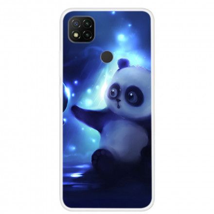 Deksel Til Xiaomi Redmi 9C Panda I Verdensrommet