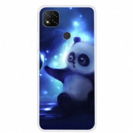 Deksel Til Xiaomi Redmi 9C Panda I Verdensrommet