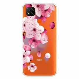 Deksel Til Xiaomi Redmi 9C Premium Blomster
