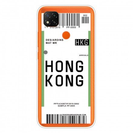 Mobildeksel Til Xiaomi Redmi 9C Boardingkort Til Hong Kong
