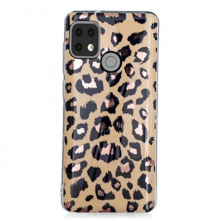 Mobildeksel Til Xiaomi Redmi 9C Marmor I Leopardstil