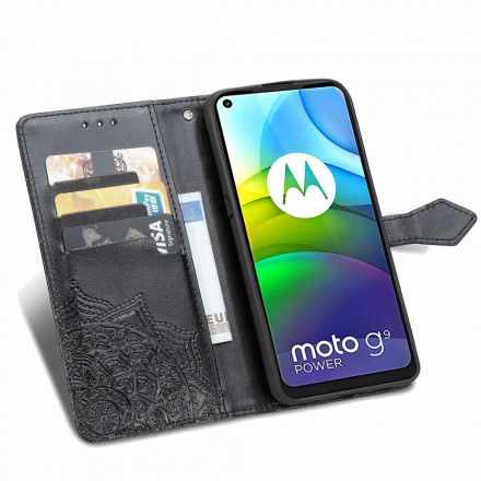 Folio Deksel Til Moto G9 Power Middelaldermandala