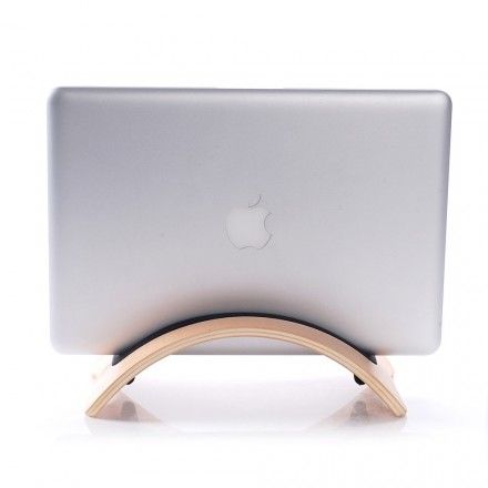 Bookarc Natural Wood Stand For Macbook