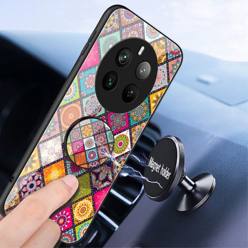 Deksel Realme 12 Pro / 12 Pro Plus Patchwork-støtte Og Snor