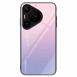 Deksel Huawei Pura 70 Gradient Rosa Lilla Beskyttelse Deksel