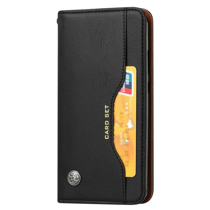 Beskyttelse Deksel Til Xiaomi Redmi Note 7 Folio Deksel Faux Leather Card Holder