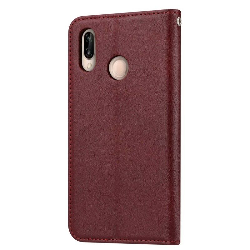 Beskyttelse Deksel Til Xiaomi Redmi Note 7 Folio Deksel Faux Leather Card Holder