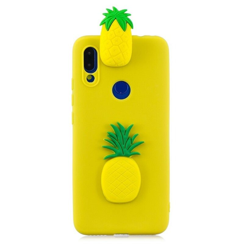 Deksel Til Xiaomi Redmi Note 7 3d Ananas