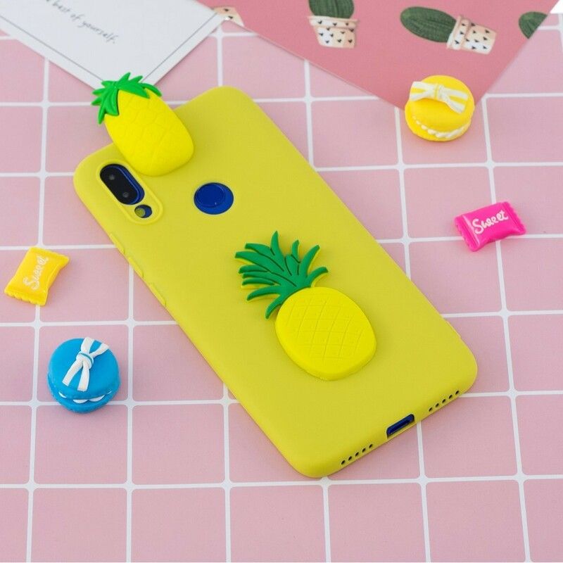 Deksel Til Xiaomi Redmi Note 7 3d Ananas