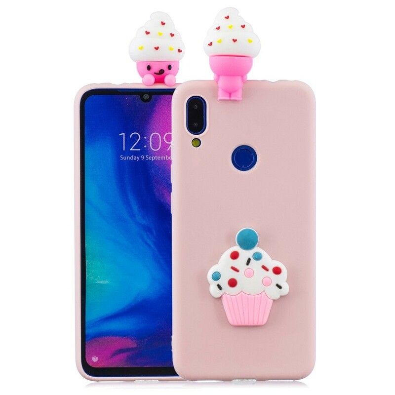 Deksel Til Xiaomi Redmi Note 7 3d Cup Cake