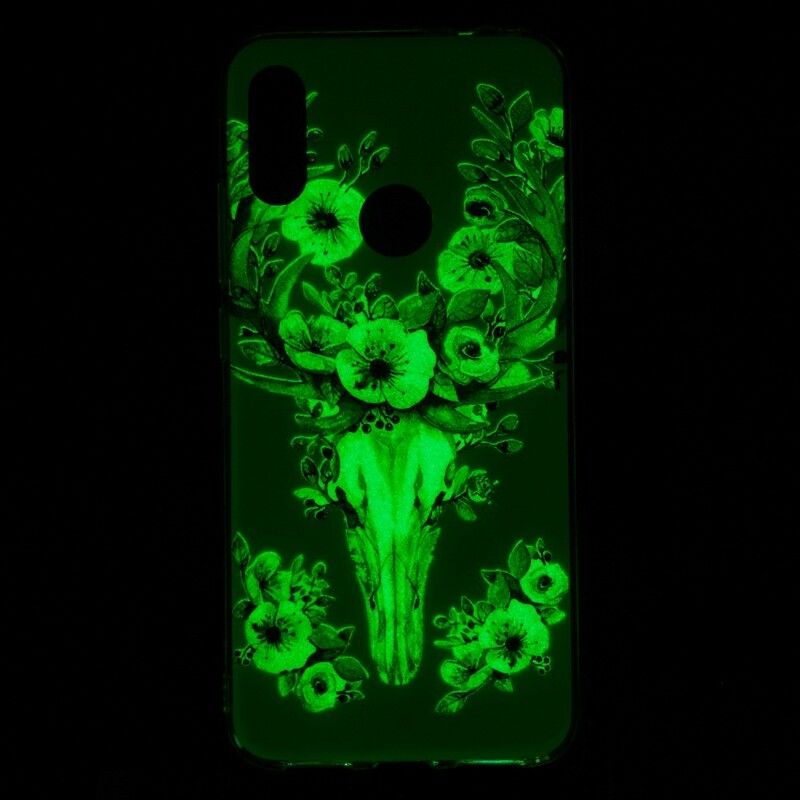 Deksel Til Xiaomi Redmi Note 7 Fluorescerende Blomsterelg