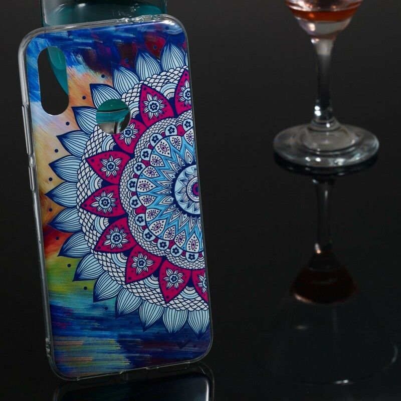 Deksel Til Xiaomi Redmi Note 7 Fluorescerende Fargerik Mandala