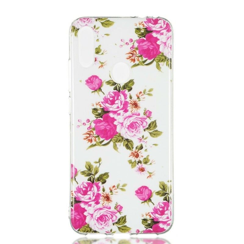 Deksel Til Xiaomi Redmi Note 7 Fluorescerende Liberty-blomster