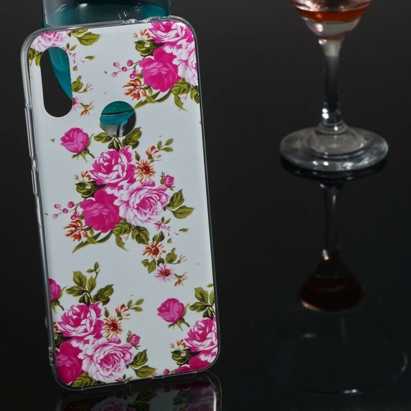 Deksel Til Xiaomi Redmi Note 7 Fluorescerende Liberty-blomster