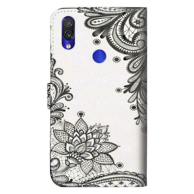 Folio Deksel Til Xiaomi Redmi Note 7 Lace Mandala