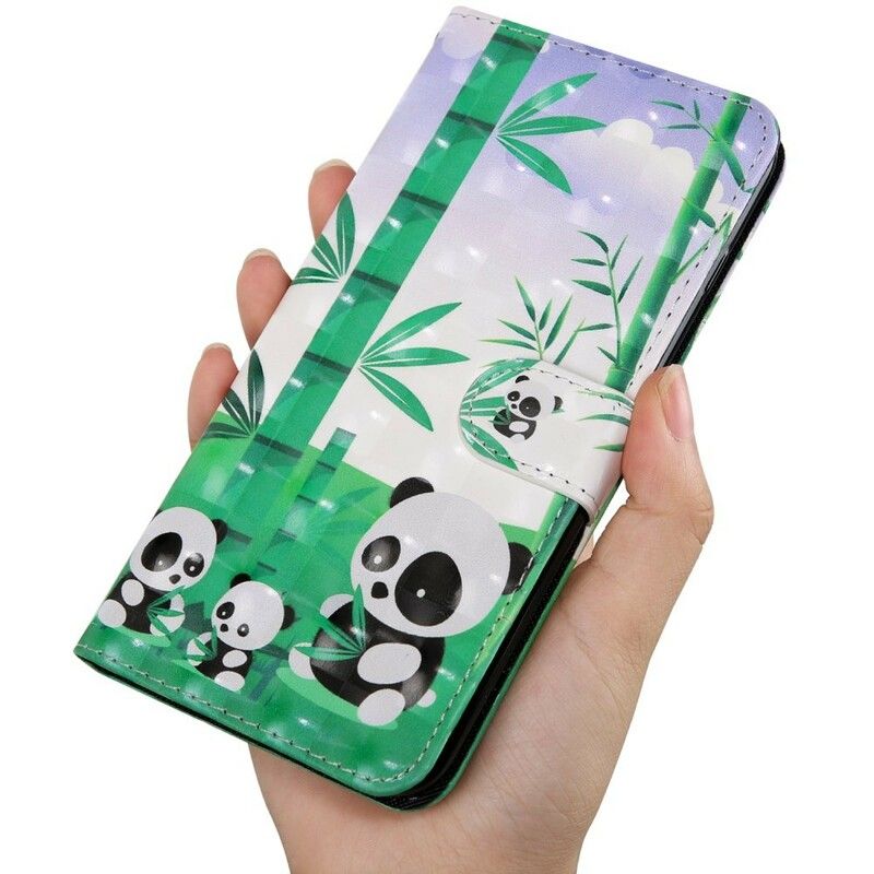 Folio Deksel Til Xiaomi Redmi Note 7 Mamma Octave Og Anne The Pandas