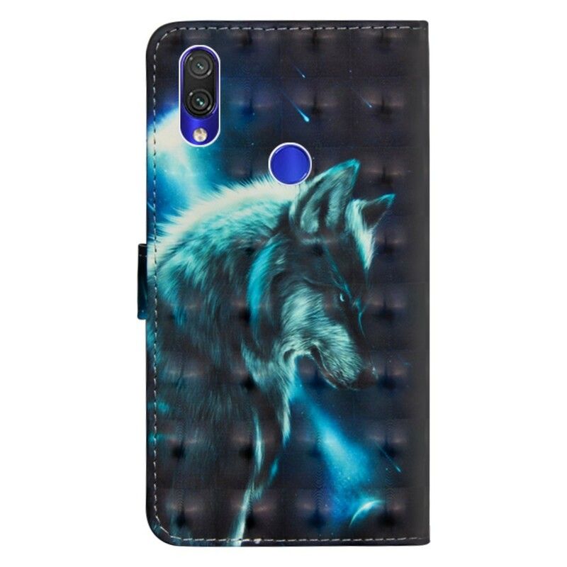 Lærdeksel Til Xiaomi Redmi Note 7 Majestic Wolf