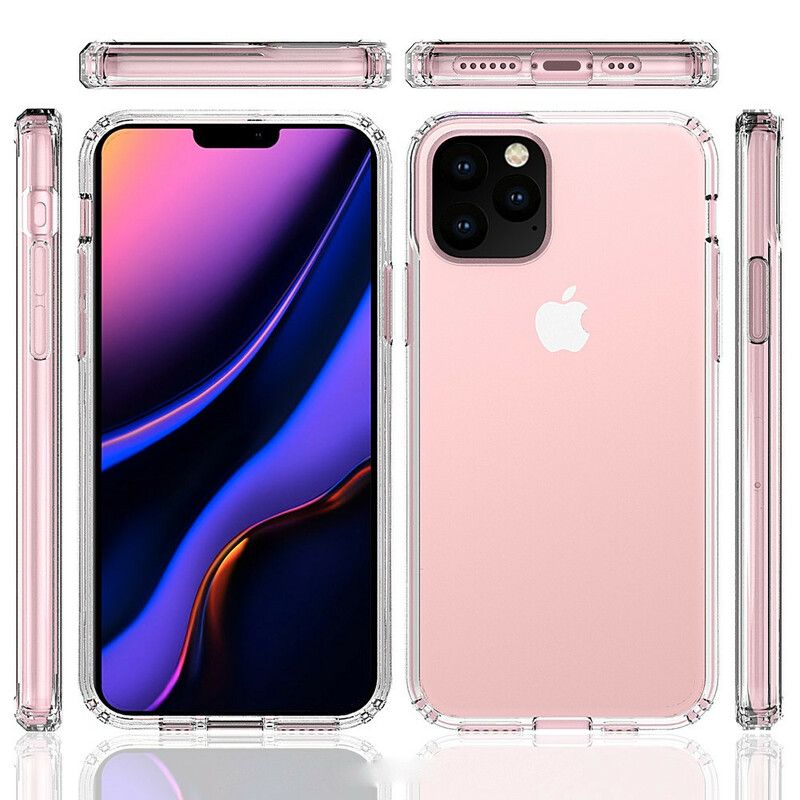 Deksel Til iPhone 11 Pro Max Transparent Hybrid Design