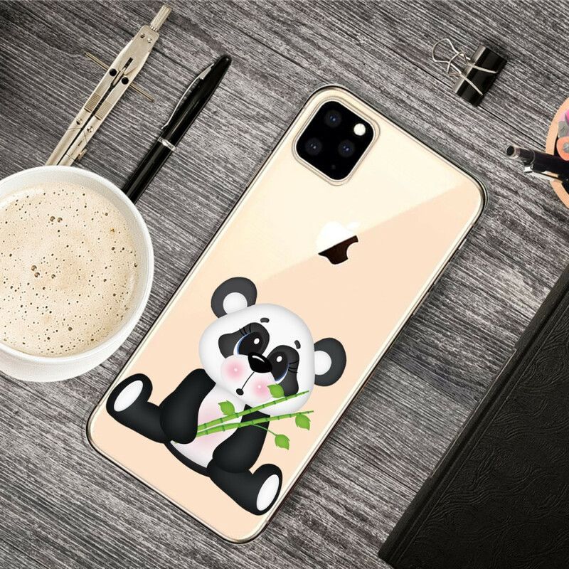 Deksel Til iPhone 11 Pro Max Transparent Trist Panda