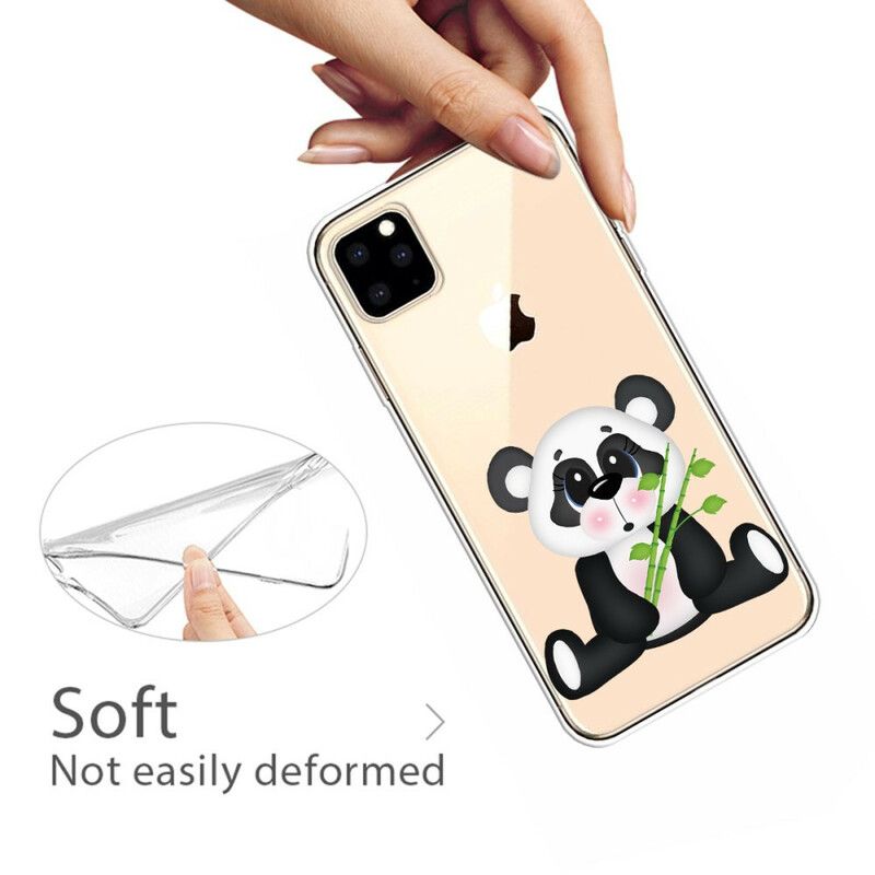 Deksel Til iPhone 11 Pro Max Transparent Trist Panda