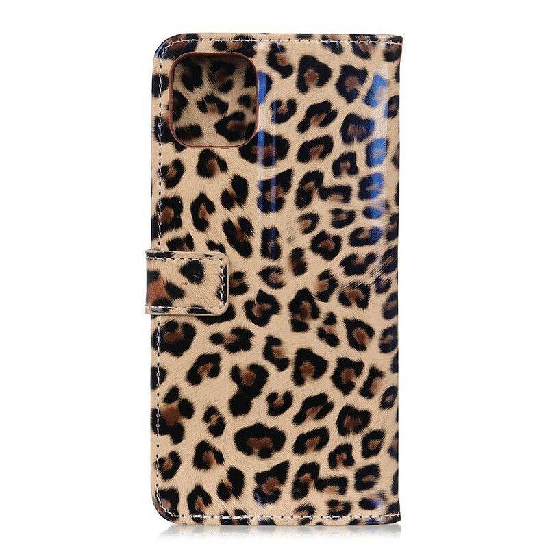 Folio Deksel Til iPhone 11 Pro Max Leopard