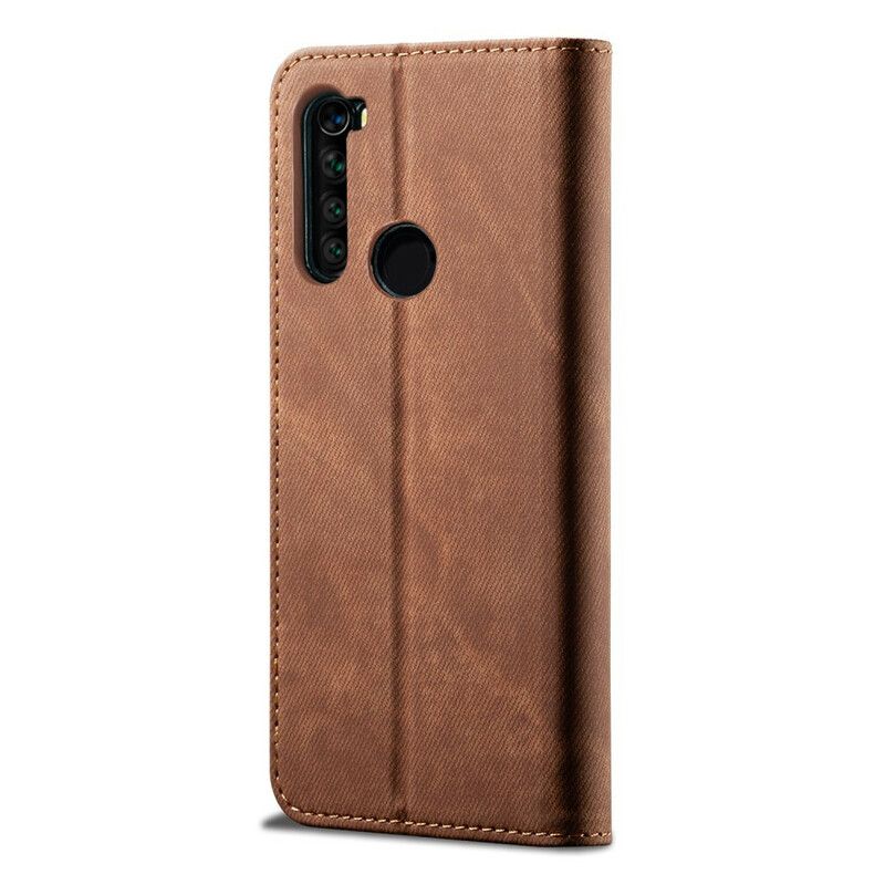 Beskyttelse Deksel Til Xiaomi Redmi Note 8 Folio Deksel Denimstoff