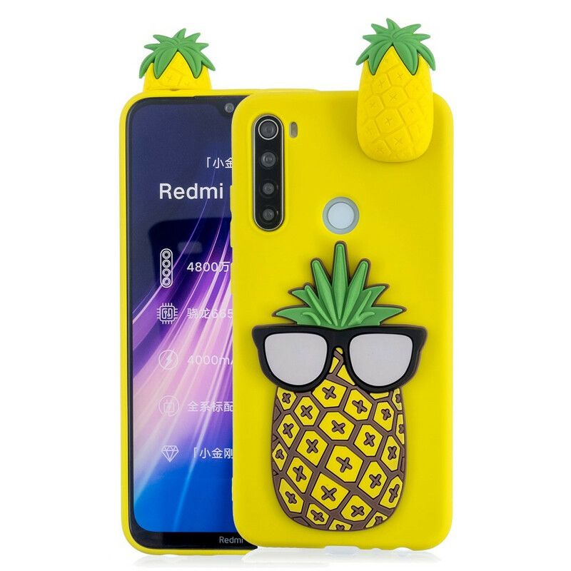 Deksel Til Xiaomi Redmi Note 8 3d Kul Ananas