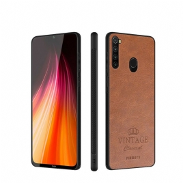 Deksel Til Xiaomi Redmi Note 8 Vintage Skinneffekt Pinwuyo