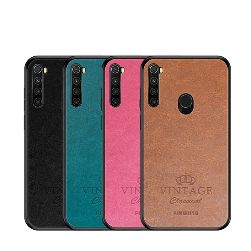 Deksel Til Xiaomi Redmi Note 8 Vintage Skinneffekt Pinwuyo