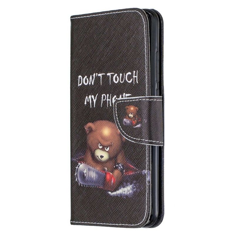 Folio Deksel Til Xiaomi Redmi Note 8 Farlig Bjørn