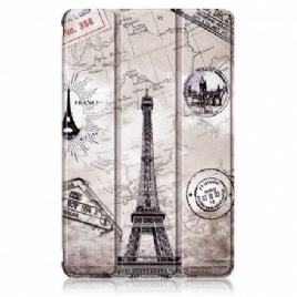 Beskyttelse Deksel Til Huawei MatePad New Forsterket Retro Eiffeltårn