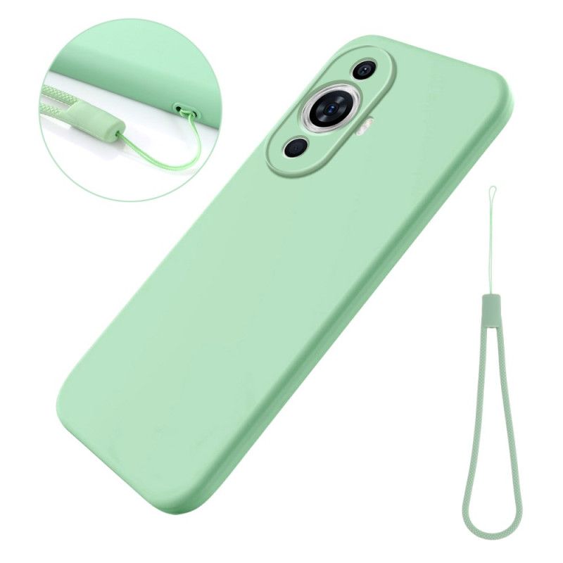 Deksel Huawei Nova 11 Pro Mobildeksel Flytende Silikonstropp