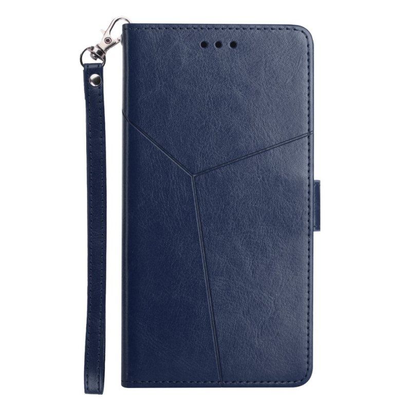 Folio Deksel Til Samsung Galaxy M13 Stil Leather Y Design