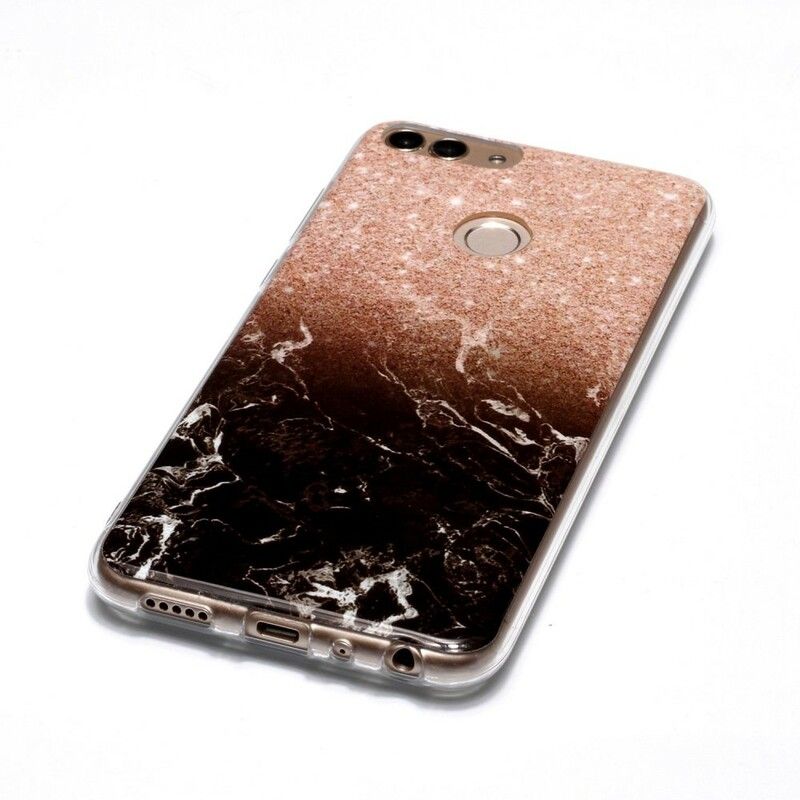 Deksel Til Huawei P Smart Glitter Marmor