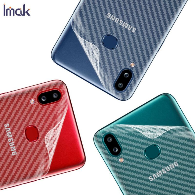 Bakfilm For Samsung Galaxy A10S Style Carbon Imak