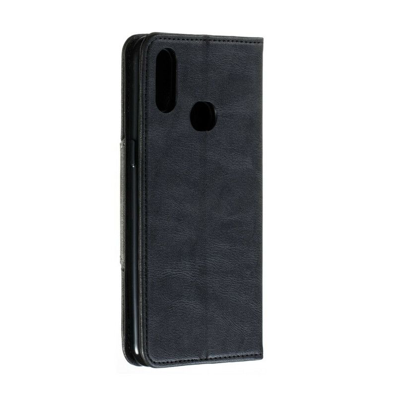 Beskyttelse Deksel Til Samsung Galaxy A10s Folio Deksel Wave Leather Style