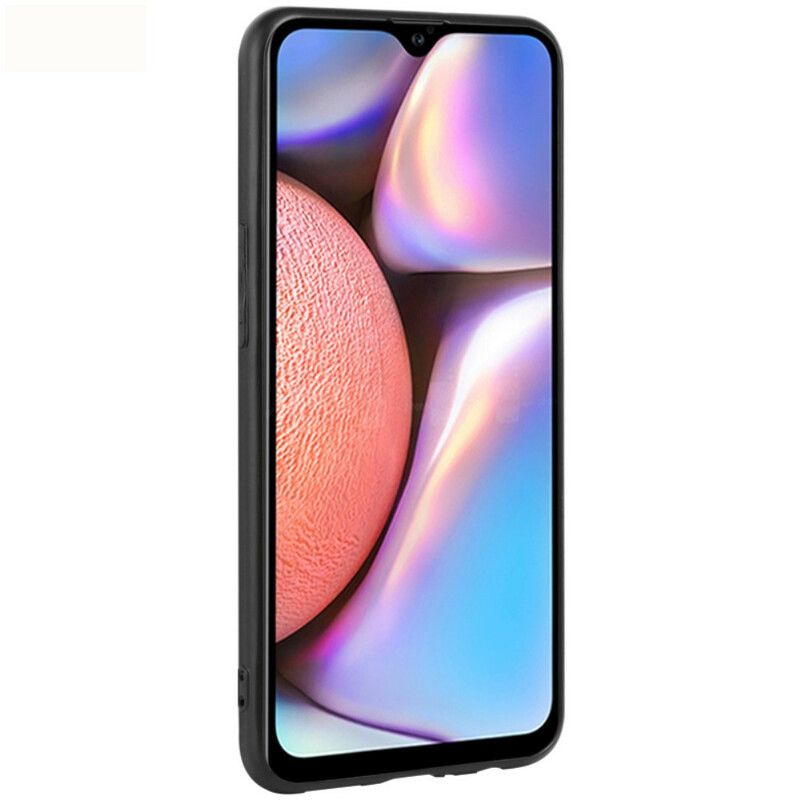 Deksel Til Samsung Galaxy A10s Lx-5 Series Imak Semsket Skinn Med Film