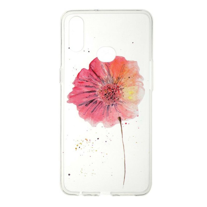 Deksel Til Samsung Galaxy A10s Sømløst Blomstermønster I Akvarell